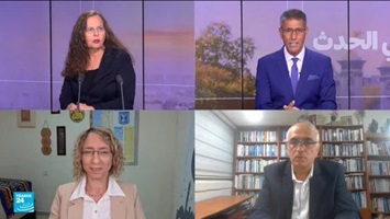 עימות בערבית בערוץ פראנס 24 עם יעל לרר שמתיימרת לייצג את ישראל אבל קוראת מפריז להטיל עליה סנקציות.